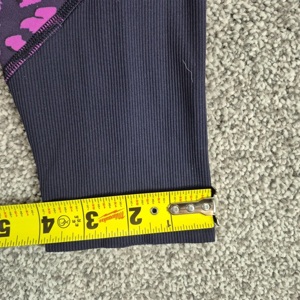 Lululemon‎ Leggings Womens 10 Purple Print Drop It Like It's Hot Compression